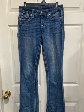 Miss Me Blue Flared Denim Jeans